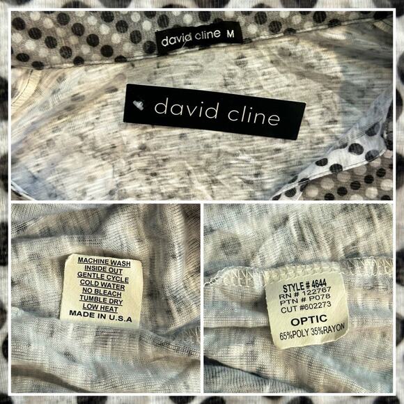 NWT David Cline V-Neck Short Sleeve T-Shirt Dress SZ Small $119 - Picture 12 of 16